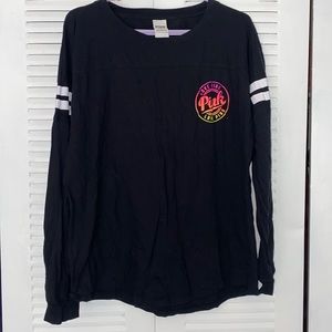 Open Back VS Pink Shirt